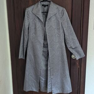 New with Tags Adrianna Vintage Beaded Long Blazer & Sheath Dress Size 6 Wedding